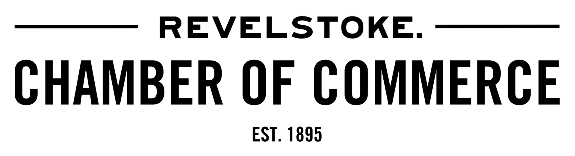 2024 Revelstoke Chamber of Commerce Logo Est Black scaled