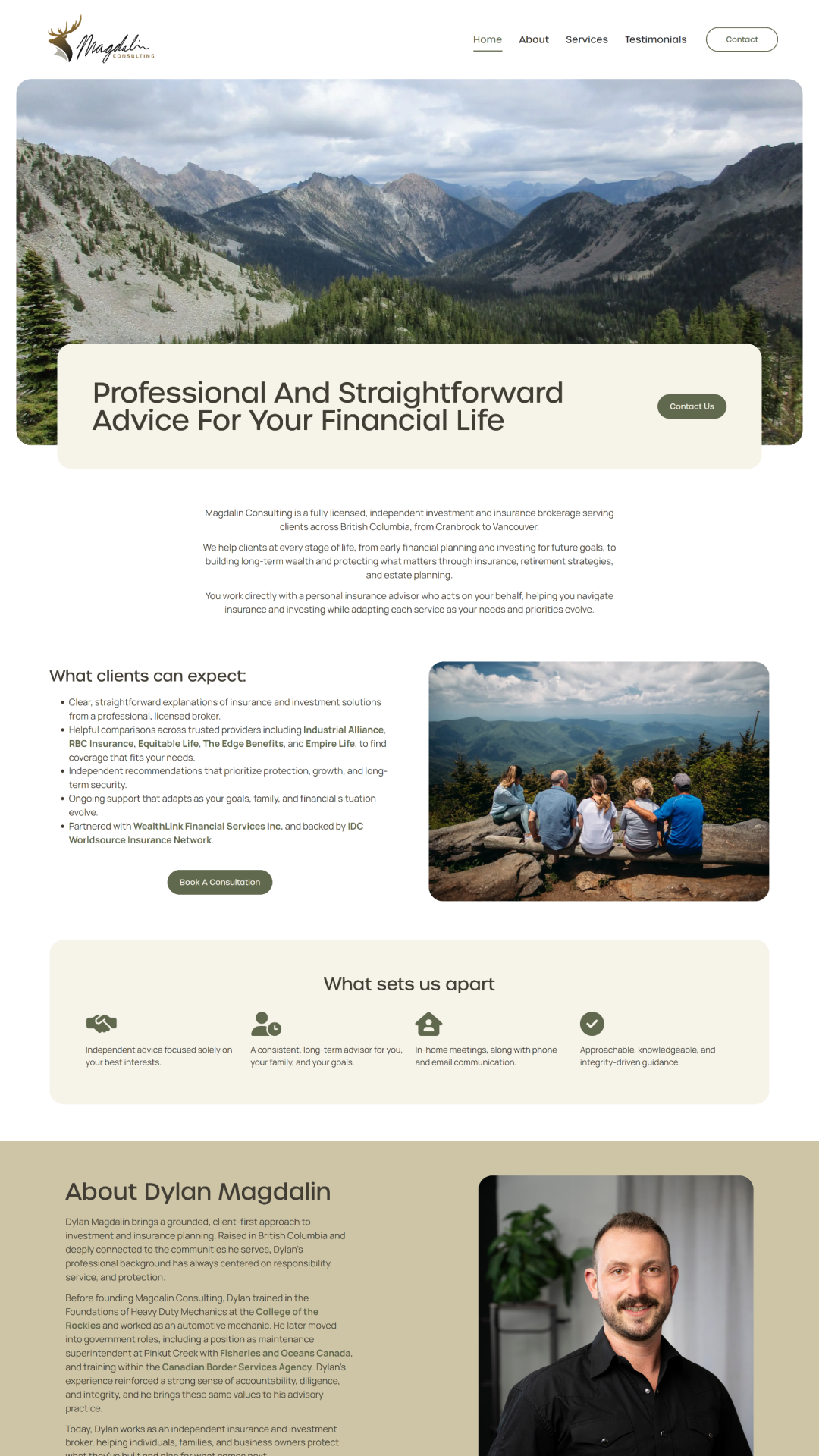 Magdalin Consulting homepage