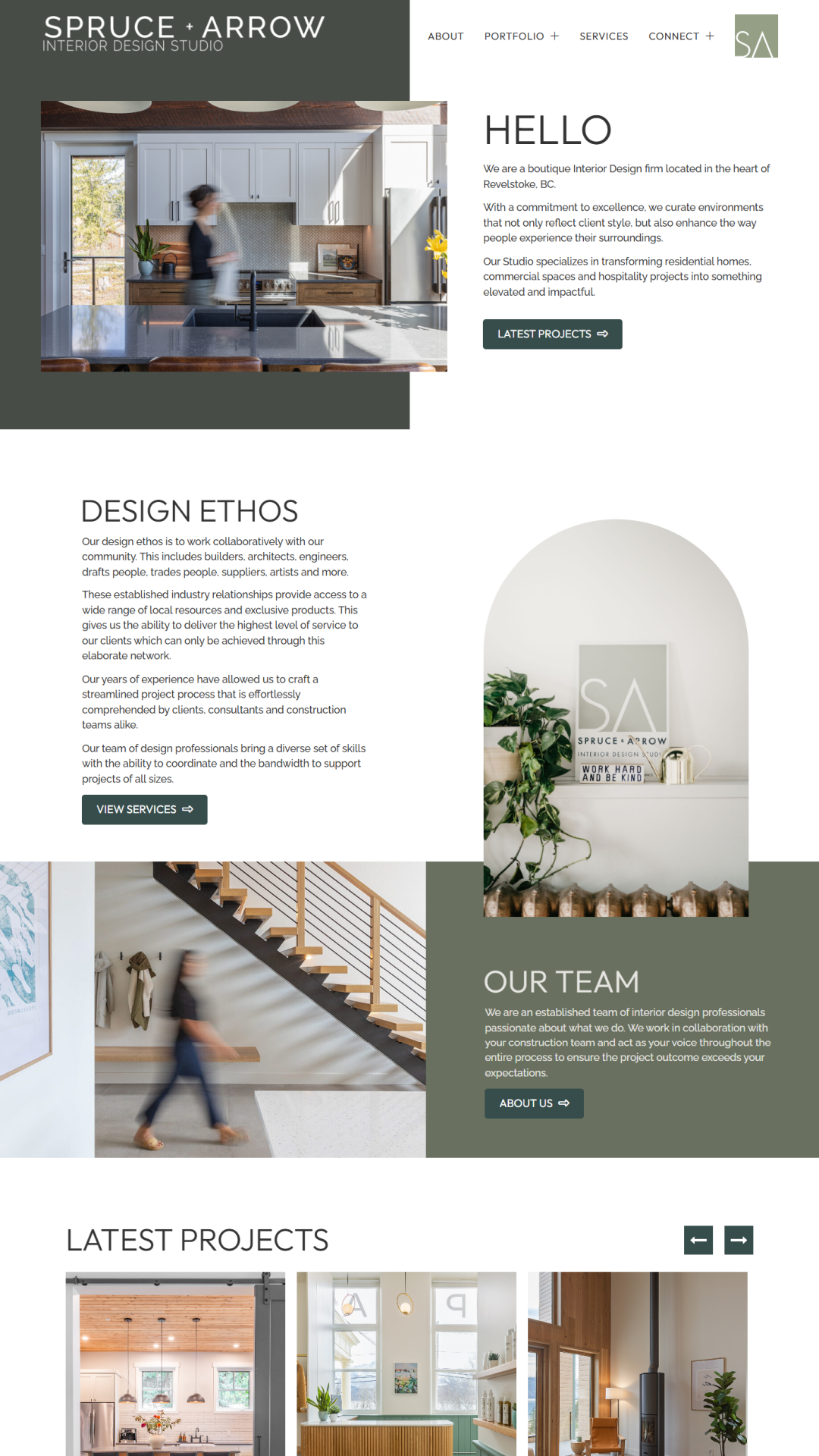 Spruce and Arrow Full Page